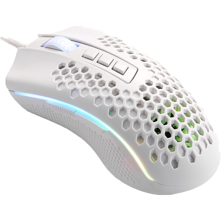 MOUSE REDRAGON M808W STORM | موس ردراگون گیمینگ باسیم سفید