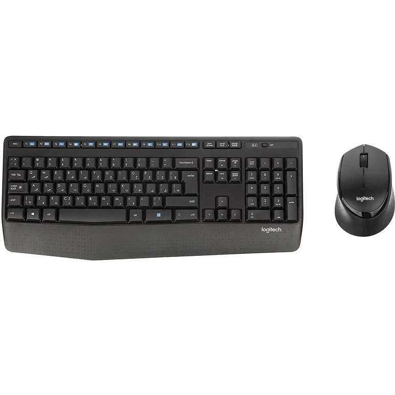 کیبورد و موس اداری بی سیم برند LOGITECH مدل MK345