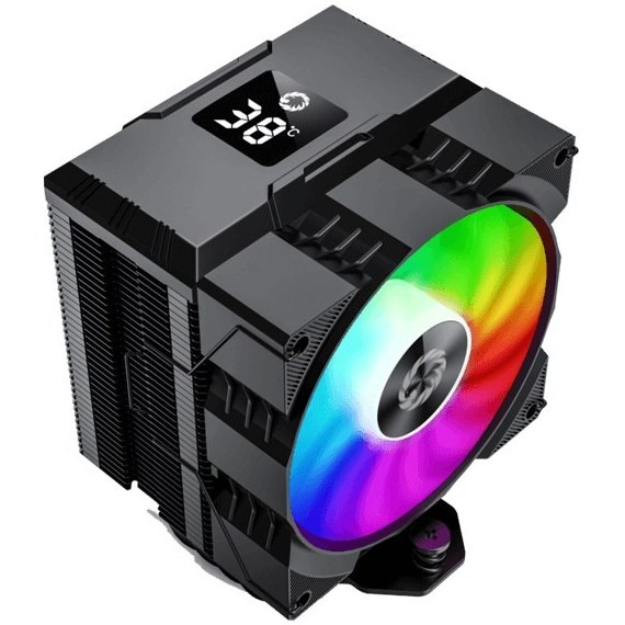 AIRCOOLER GAMEMAX GAMMA90 DIGITAL BK | فن کولر ار جی بی صفحه دیجیتالی دار