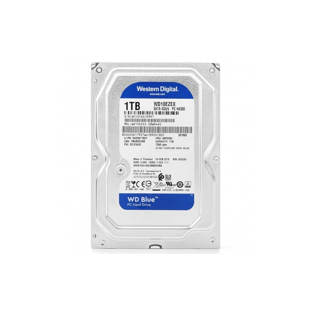 هارد یک ترابایت وسترن دیجیتال آبی | HARD WESTERN DIGITAL BLUE WD10EZEX