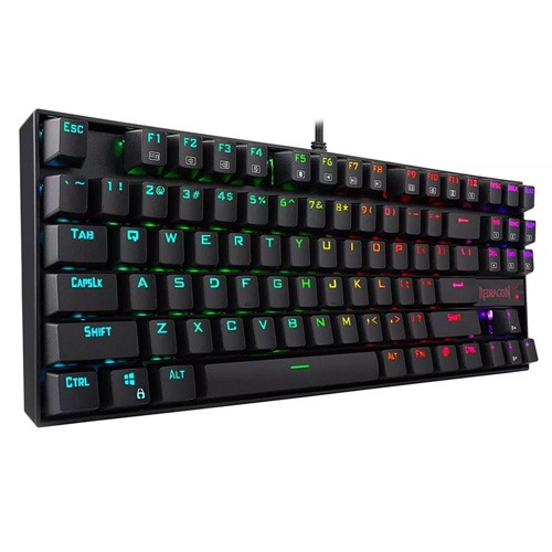 KEYBOARD REDRAGON KUMARA K552 RGB2 BLACK | کیبورد ردراگون گیمینگ مکانیکال باسیم