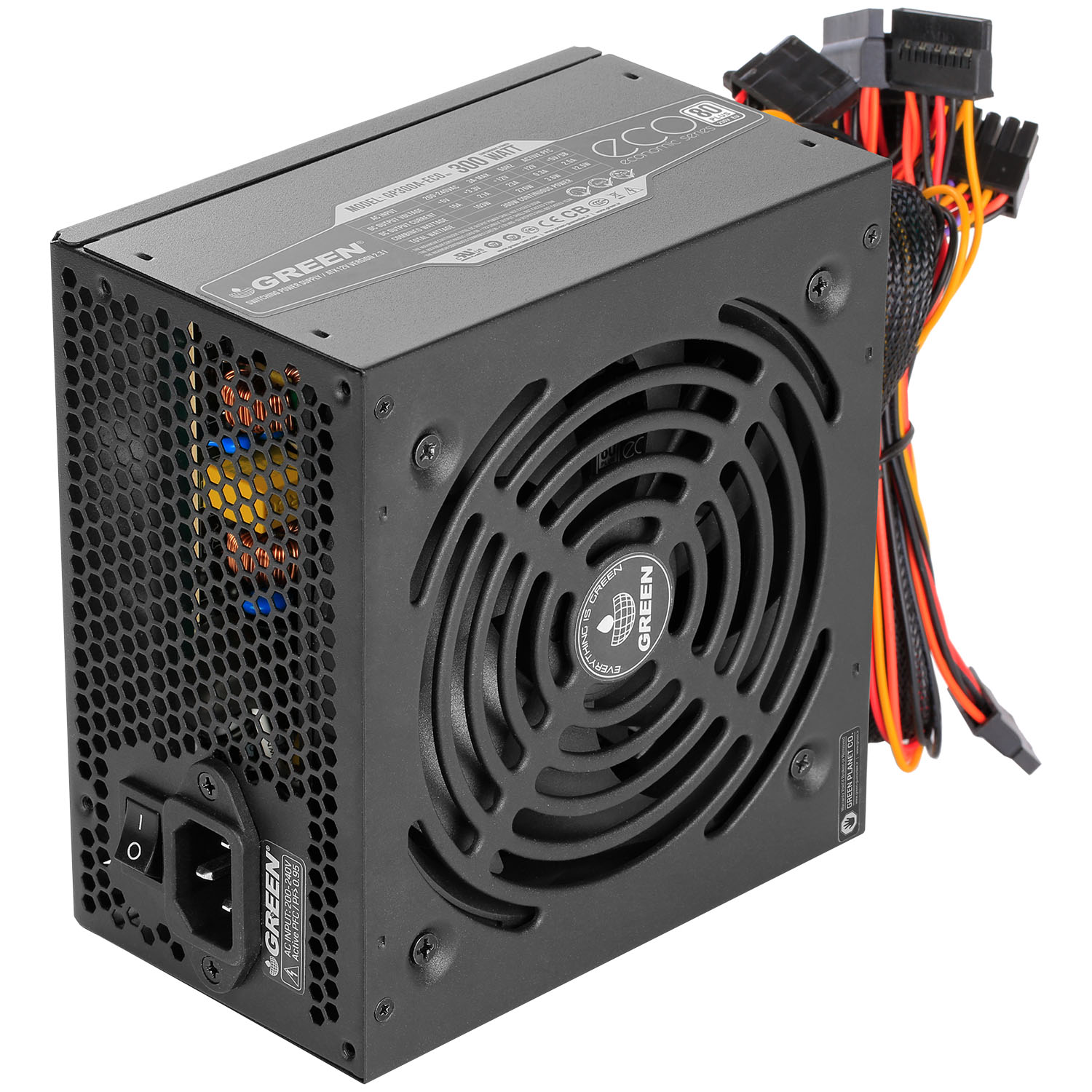 پاور گرین سیصد وات POWER GREEN ECO 300W - پاور کامپیوتر | PC POWER