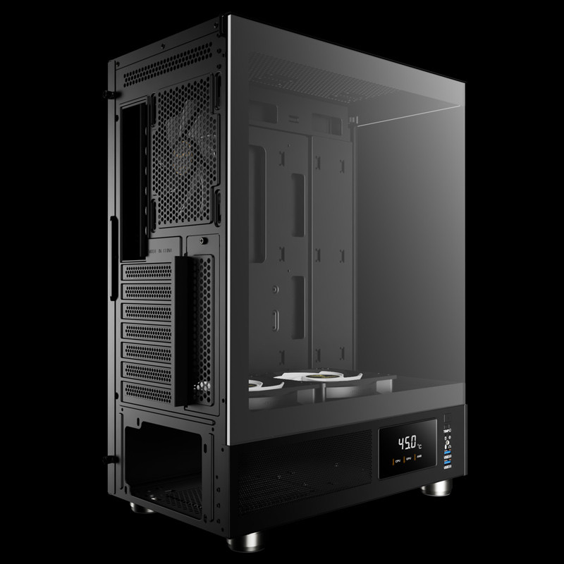 کیس کامپیوتر GAMDIAS ATLAS E1 BLACK - قاب کیس کامپیوتر