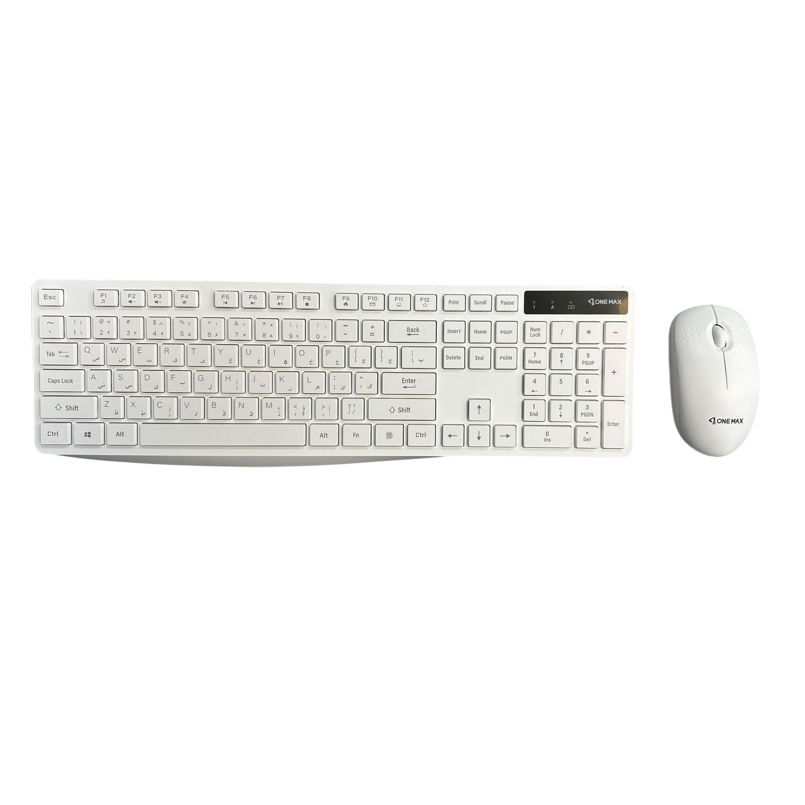 کیبورد و موس بی سیم ONE MAX OM-4500WA سفید - کیبورد و موس | KEYBOARD & MOUSE