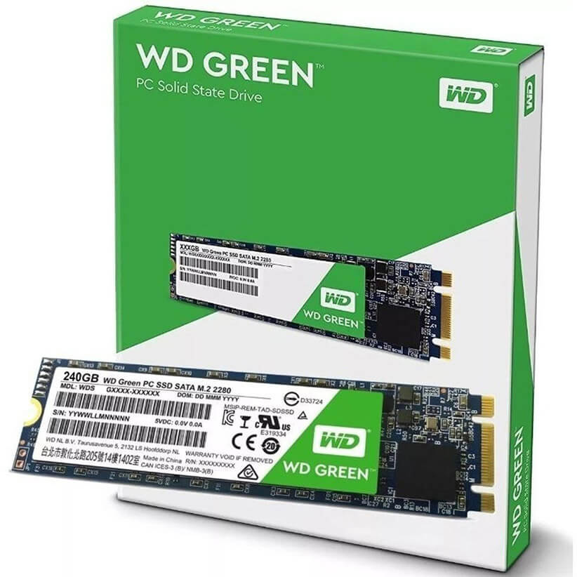 اس اس دی M2 برند WESTERN DIGITAL 240GB - کارت های حافظه ( SSD - M2 - HARD )